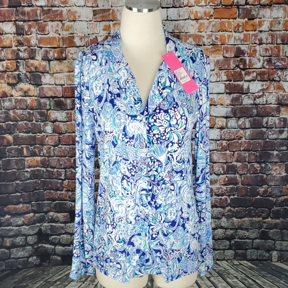 Lilly Pulitzer Tops - NWT Lilly Pulitzer PJ Button Up Top Size S